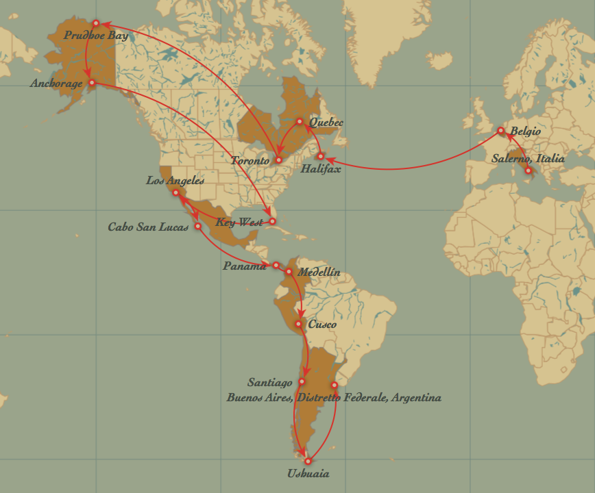 Itinerario ancora incerto